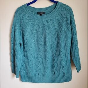 Ann Taylor, cashmere sweater, size L, NWT.